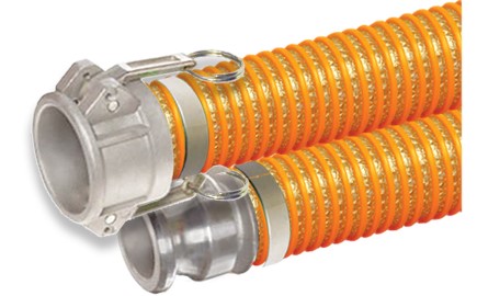 PN2 Clear PVC Suction Hose CxE Cam Groove